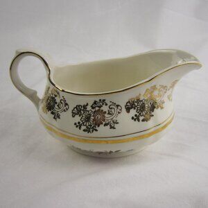 Alfred Meakin England Gravy Boat / Bowl Golden Posy 22k